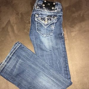Girl Bootcut Miss Me Jeans. Size 8 EUC.